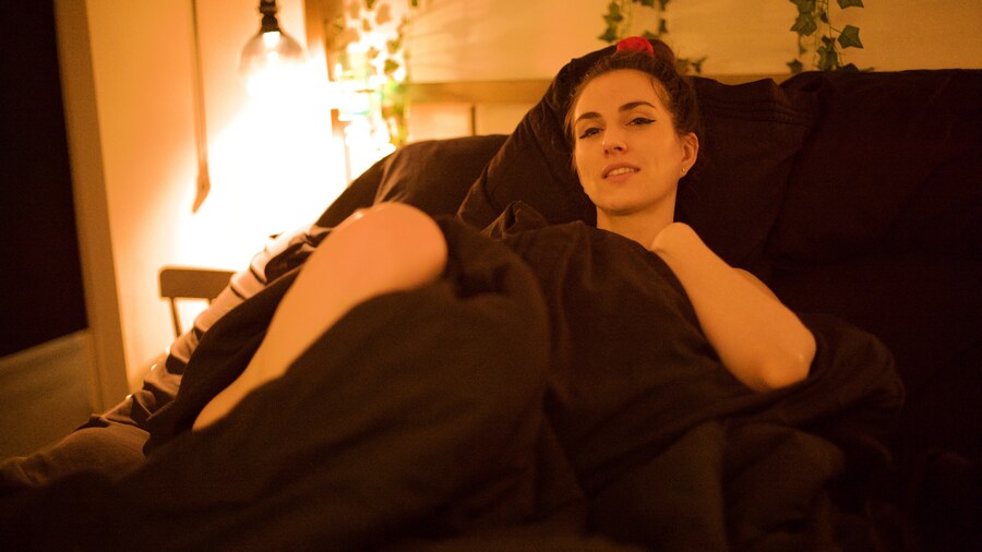 Candid In Bed
